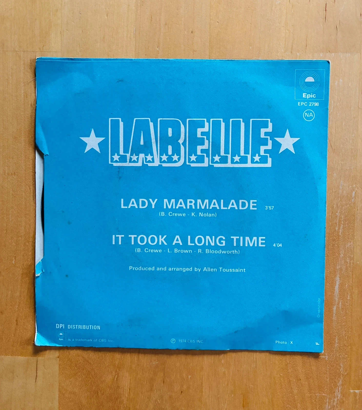 Disco de vinilo 45T Labelle-Lady Marmelade-¿Quieres acostarte conmigo esta noche? – photo 2
